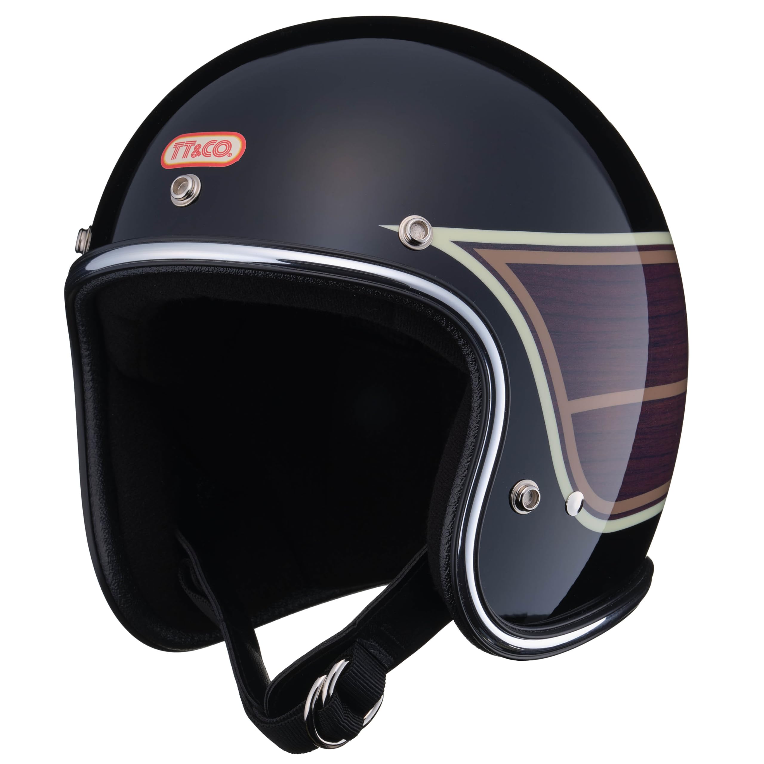 Amazon.co.jp: TT&CO. バイク ヘルメット ジェットヘルメット スーパー